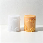 CouldNook 3D Honeycomb & Bee Pillar Candle Silicone Mold - DIY Crafting