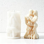 CouldNook 3D Romantic Couple Figure Silicone Mold - DIY Sculptural Candle & Resin