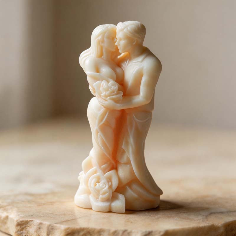 CouldNook 3D Romantic Couple Figure Silicone Mold - DIY Sculptural Candle & Resin