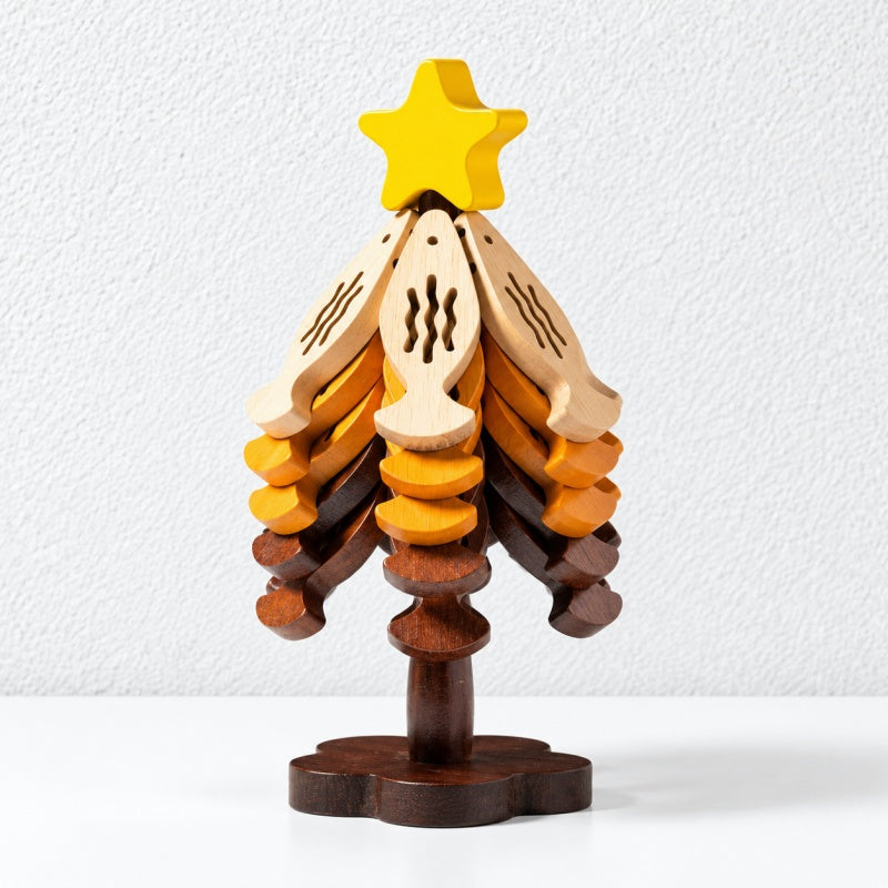 CouldNook Tree Trivet - Folding Fish Shapes and Tiered Storage