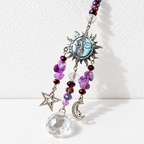 CouldNook Celestial Suncatcher - Sun Moon Star Charms