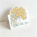 CouldNook Floral Thank You Card - Bouquet Artwork And Script Lettering
