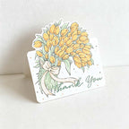 CouldNook Floral Thank You Card - Bouquet Artwork And Script Lettering