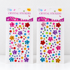 Gem Stickers - Faceted Hearts Stars and Floral Shapes