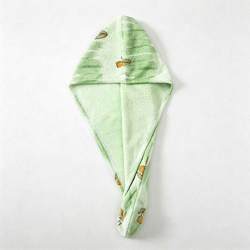 CouldNook Coral Fleece Hair Towel Wrap - Assorted Decorative Styles