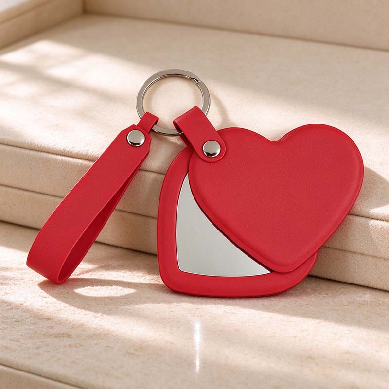 CouldNook Heart Swivel Mirror - Embossed Border Cover