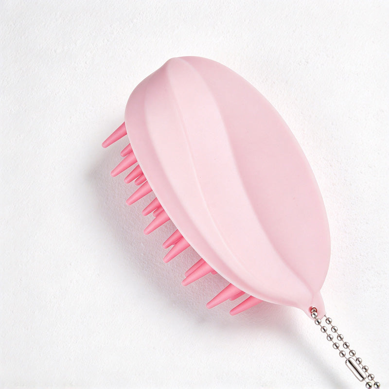 CouldNook Starfruit Shampoo Brush - Ridged Palm Grip And Tapered Bristles