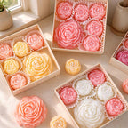 CouldNook Peony Scented Candle Set - Sculpted Floral Gift