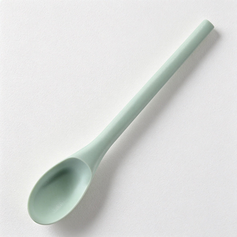 CouldNook Silicone Long Handle Spoon - One-Piece Colorful Design