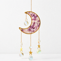 Strawberry Quartz Woven Moon