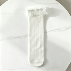 CouldNook Ruffle Bow Kids Socks - Sweet Outfit Accent