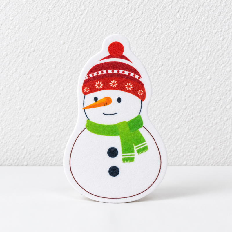 Christmas Dishwashing Sponges in Four Festive Shapes