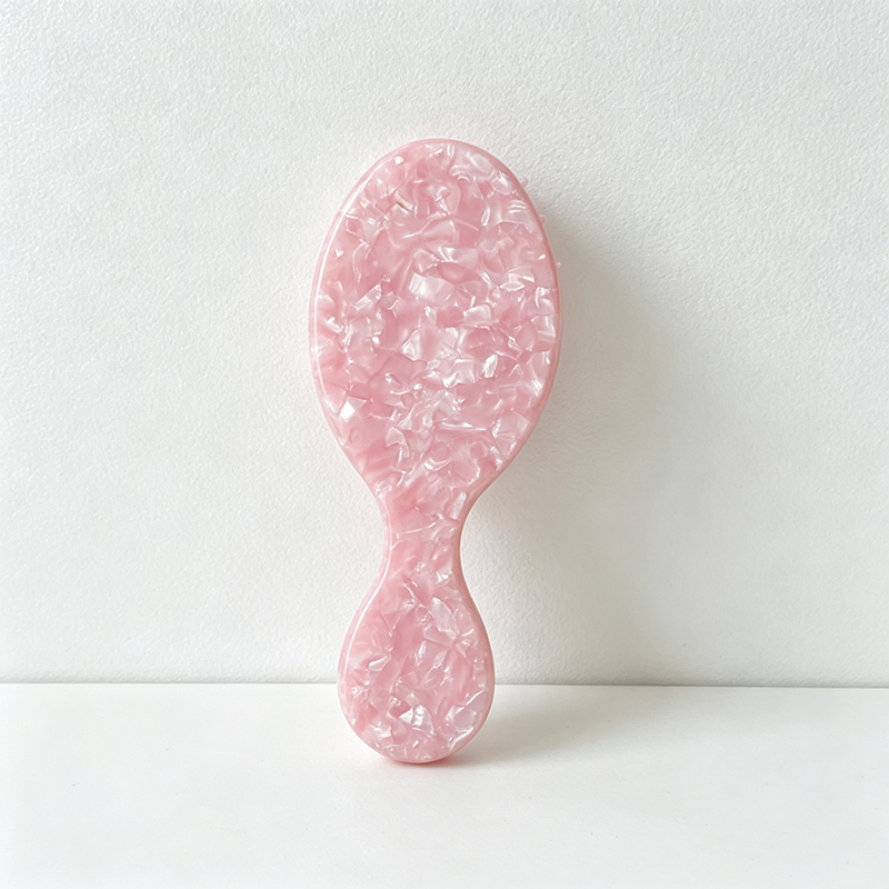 CouldNook Patterned Oval Hair Brush - Handheld Grip Profile