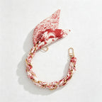 CouldNook Mixed Print Scarf Phone Wrist Strap - Braided Loop