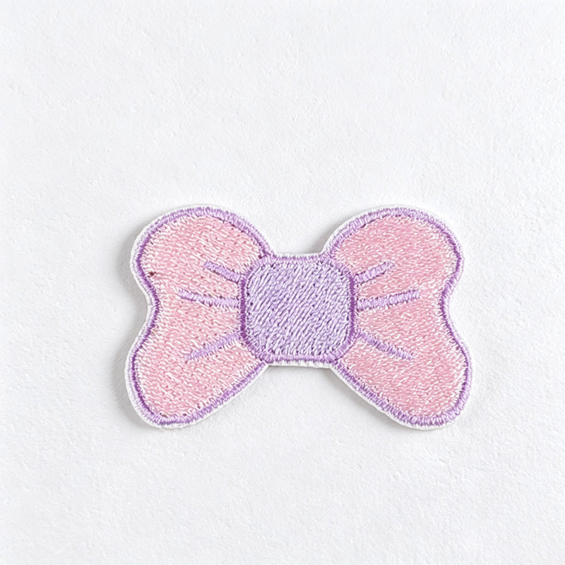CouldNook Bow Embroidered Patch - Assorted Colors and Shapes