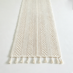 CouldNook Crochet-Look Table Runner - Console Table Accent