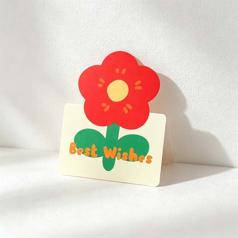 CouldNook Greeting Card - Bold Flower Or Cowboy Character Illustrations
