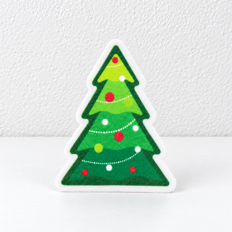 Christmas Dishwashing Sponges with Printed Character Designs