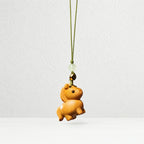 CouldNook Wood-Look Zodiac Phone Charm - Loop Cord Attachment