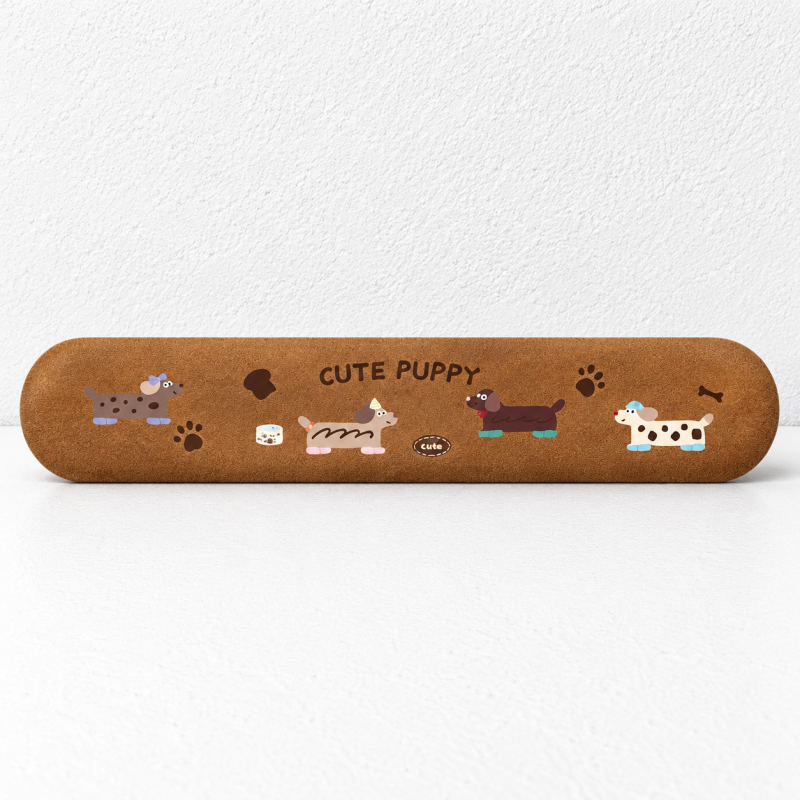 CouldNook Dachshund Wrist Rest - Long Desktop Support Cushion