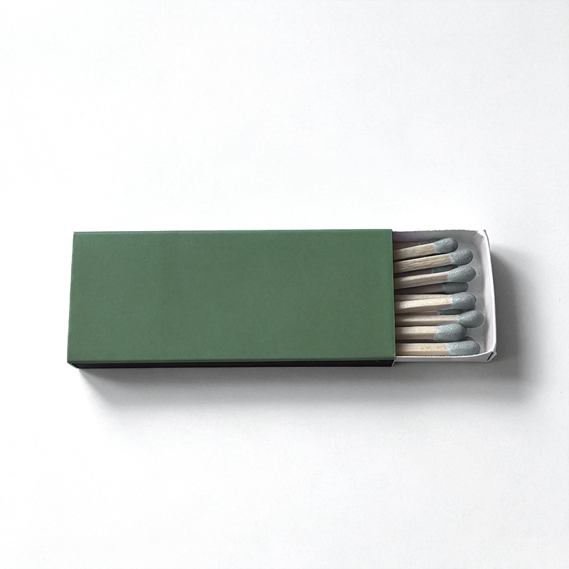 CouldNook Plain Matchbox with Wooden Matches Minimal Home Accent