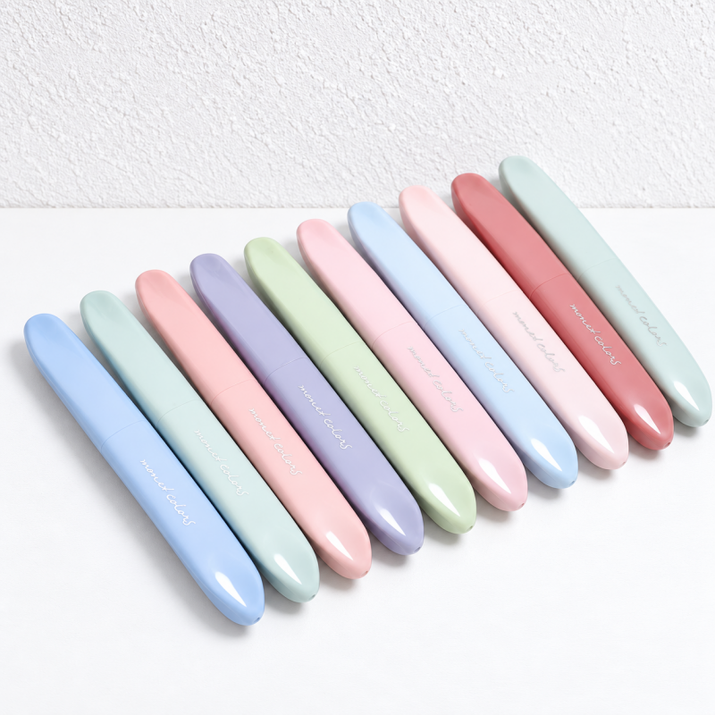 CouldNook Pastel Highlighter - Soft Chisel Tip and Tapered Leaf-Shaped Body