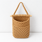 CouldNook Woven Hanging Storage Pocket - Knotted Mesh