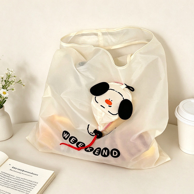 Foldable Shopping Bag - Dog and Bear Designs