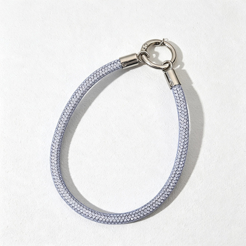 CouldNook Rhinestones Set Short Phone Strap with Mesh-Wrapped Rhinestones Rows