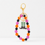 CouldNook Halloween Beaded Keychain - Colorful Loops and Character Pendants
