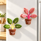 CouldNook Potted Leaf Magnetic Bag Clip - Two Color Designs