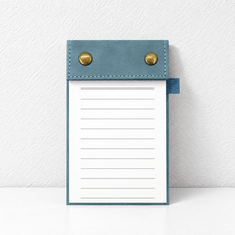 CouldNook A6 Refillable Memo Pad - Snap Button Cover