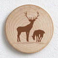 CouldNook Magnetic Bottle Opener - Printed Wood Disc