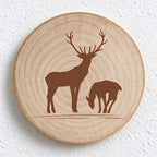 CouldNook Magnetic Bottle Opener - Printed Wood Disc