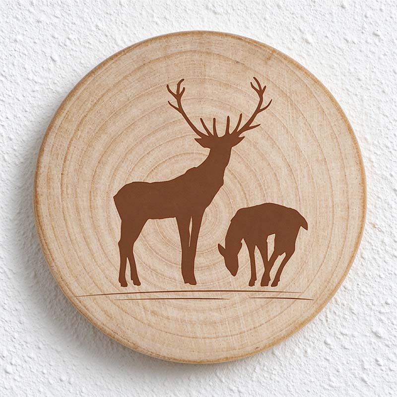 CouldNook Magnetic Bottle Opener - Printed Wood Disc