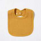 Four-Layer Cotton Gauze Bib with Bound Edges