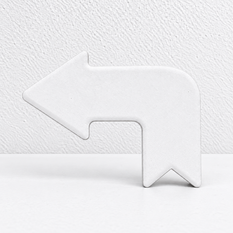 CouldNook Arrow Fridge Magnet - Raised Travel Motifs And Colorful Landmark Scenes