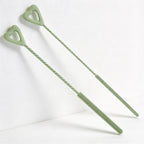 CouldNook Heart Straw Cleaning Brush - Twisted Shaft And Silicone Bristles
