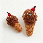 CloudNook Wool Felt Dessert Ornament‑Handmade Food Decoration