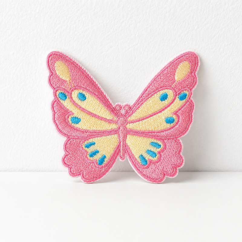 CouldNook Butterfly Embroidered Patch - Colorful Wing Pattern Options
