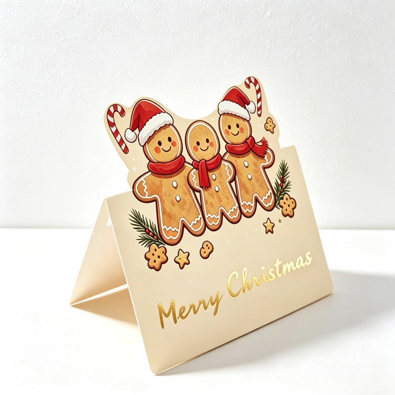 CouldNook Christmas Pop-Up Greeting Card - Festive Character Scenes
