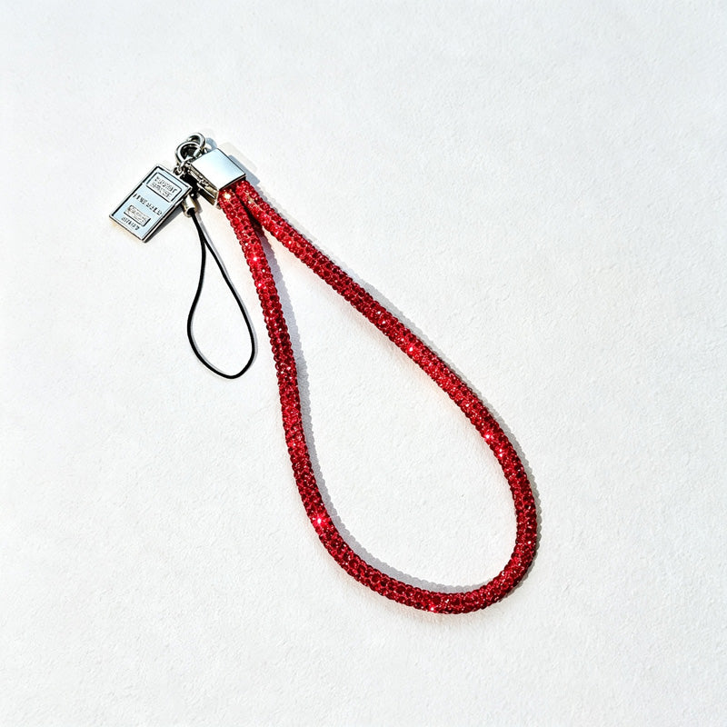 CouldNook Reflective Mesh Crossbody Phone Strap - Clear Phone Tab