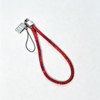 CouldNook Reflective Mesh Crossbody Phone Strap - Clear Phone Tab