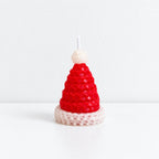 CouldNook Knitted Look Christmas Candle - Tree Hat Collection