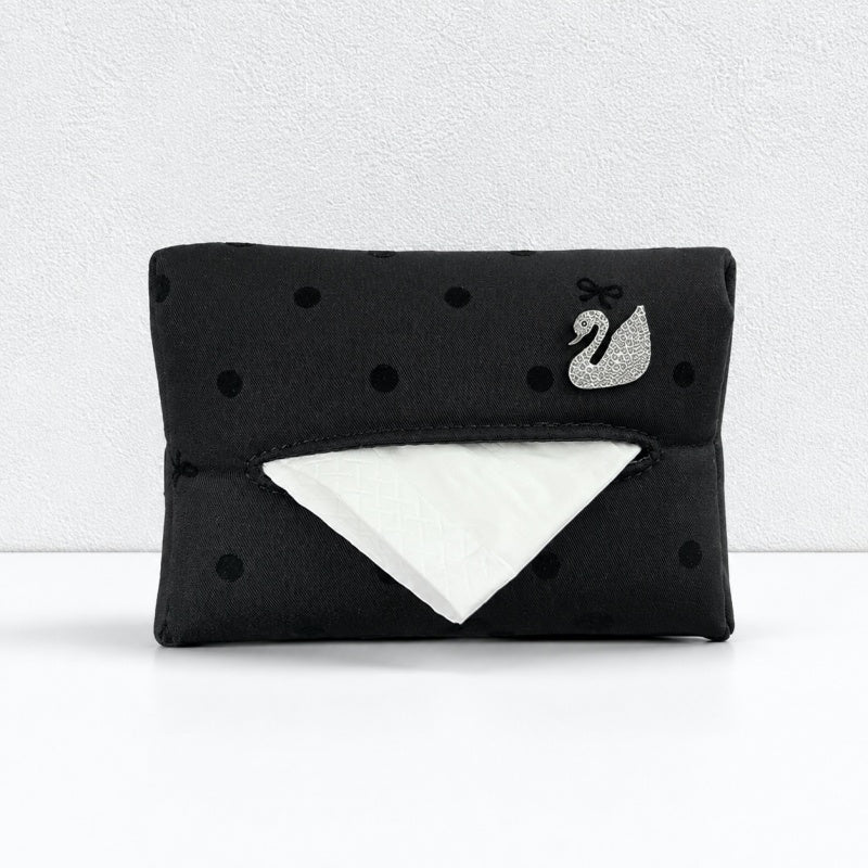 CouldNook Polka Dot Car Tissue Holder - Visor Mounting Straps