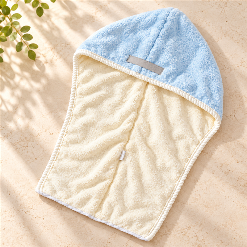 CouldNook Printed Hair Wrap - Double-Layer Wide Tail