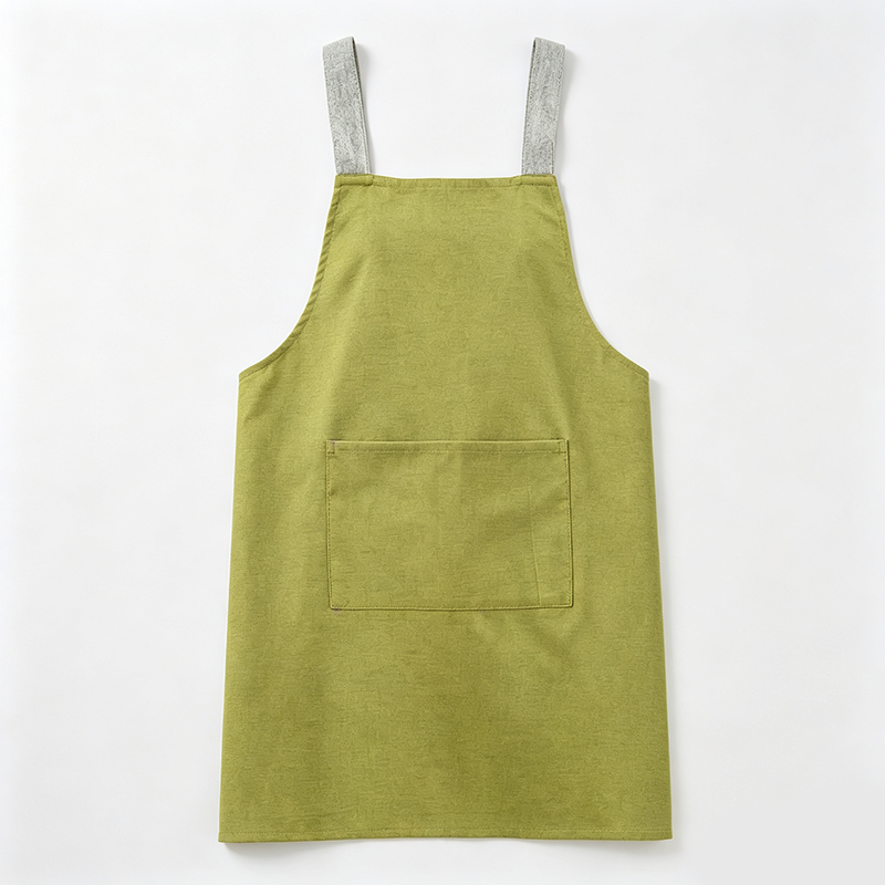CloudNook Color Block Apron‑Kitchen Wear Accent