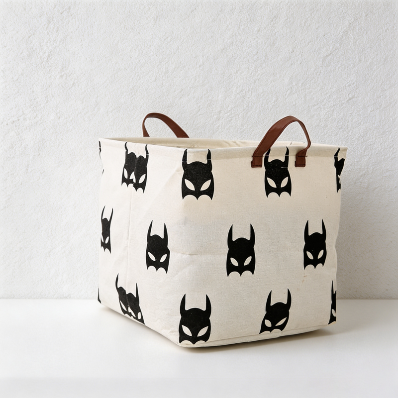 CouldNook Foldable Storage Bin - Graphic Handle Pattern Options