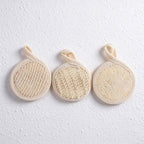 CouldNook Bath Scrubber Set - Textured Pads and Loofah Kit Choices