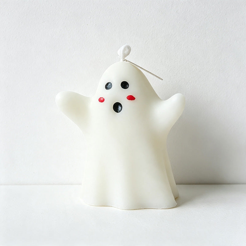 CouldNook Ghost‑Shaped Halloween Scented Candle‑Cute Spooky Table Decor